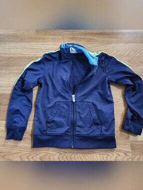 Kids Nike Navy Zip-Up Jacket Size L (6-7yrs)